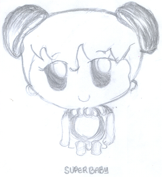 Jisi's original sketch of her SBB persona